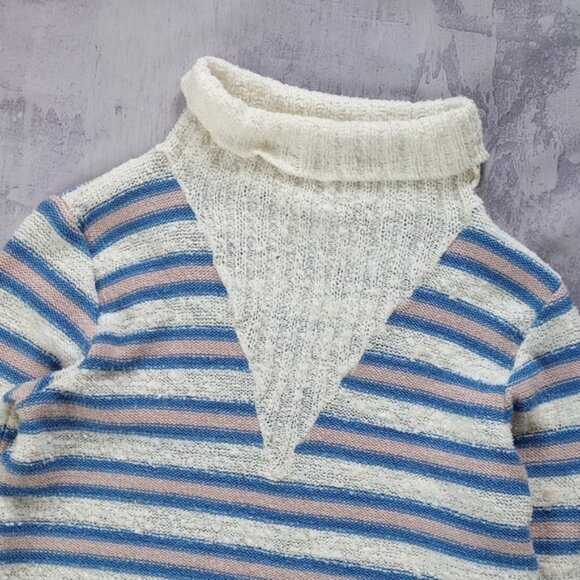 Vintage Striped Turtle Neck Sweater GLENAYA  KITTENS - Picture 2 of 4